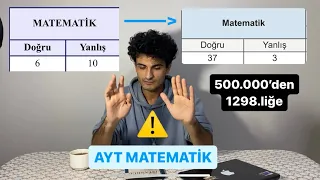 O’dan AYT MATEMATİK işine el at ve son 4 AYDA +35 NET YAP!!! #ayt #yks #aytmatematik #ayt2024