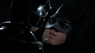 Batman Returns (1992) Ice Princess's Death (Kiss Under Mistletoe Scene)