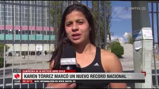 Nadadora Karen Tórrez marcó un nuevo récord nacional