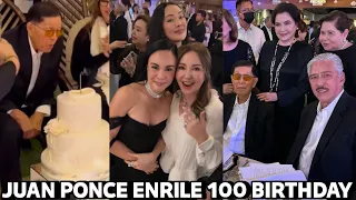 Juan Ponce Enrile 100th Birthday♥️Dumalo sina Helen Gamboa Tito Sotto Gretchen Barretto Small Laude