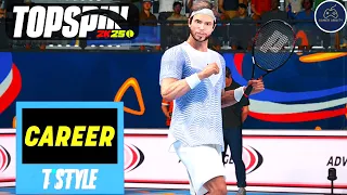 TopSpin 2K25 Career Mode Part 13 - FINAL Tournament of Season Semifinals!