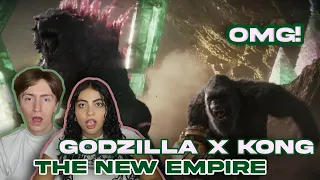 Couple React to Godzilla x Kong : The New Empire | Official Trailer