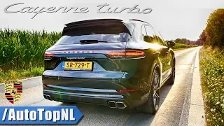 2019 PORSCHE CAYENNE TURBO | DRIFTS Exhaust SOUND & AUTOBAHN Onboard TOP SPEED by AutoTopNL