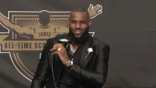 [FULL] LeBron James addresses the media after become the NBA's all-time leading scorer | NBA on ESPN