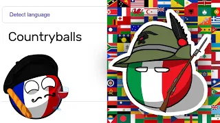 Countryballs in 10 Languages Google Translate Memes Countryballs in different languages