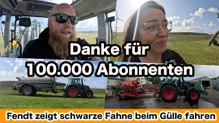 FarmVLOG#834  - Fendt 415 Vario hängt zornig vom Güllewagen