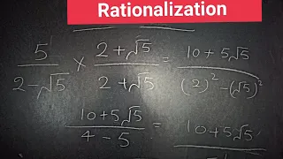 Rationalization class 9th #mathematics #rationalisation #follow