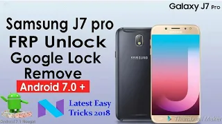 All Samsung J7 Pro j730GM/j730F/j730G) FRP Unlock Without Flash 7.0