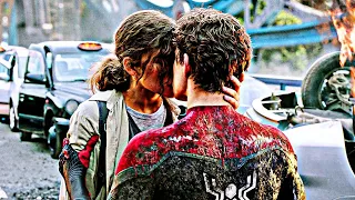 Spiderman all kissing scenes | Spider-Man And Gwen Stacy Kiss Scene,Peter Parker hot kissing