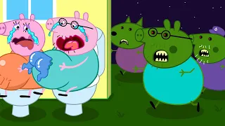Zombie Apocalypse, GEOGRE Rescue Mom From the Zombies ?? | Peppa Pig Funny Animation