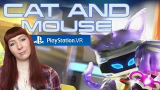 Cat And Mouse The Playroom VR PS4 Playstation VR Gameplay - Angry Cat!