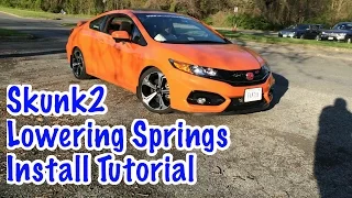 Skunk2 Lowering Springs Install FG4/FB6 Civic Si