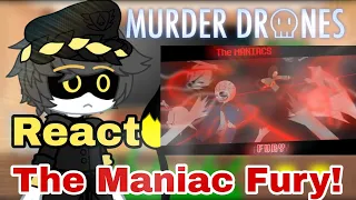 Murder Drone React The Maniac Fury (Insanity Sans Vs Chara) (@PhantomAnimations) Gacha Club!