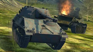 World of tanks blitz/Spähpanzer S P I C (VII)./грязный убийца твоей статы