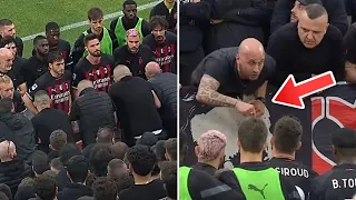 Curva Sud Milano Ultras Speak To AC Milan Players After Defeat!