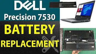 How to Replace the Battery for DELL Precision 7530 Laptop | Step by Step