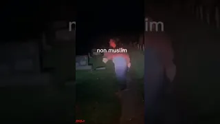 Non Muslim vs Muslim when they see a ghost #shorts #muslim #nonmuslims