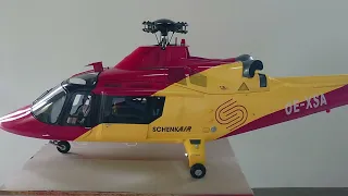 Agusta Westland 109 - Vario RC helicopter 1/6 - Electric mechanism