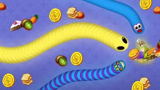 WORMSZONE.IO 001 CRAZY SLITHER SNAKE TOP 01 / Epic Worms Zone Best Gameplay! #351