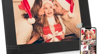 Benibela Digital Picture Frame with 8 Inch Wifi Touch Screen and Photo Sharing