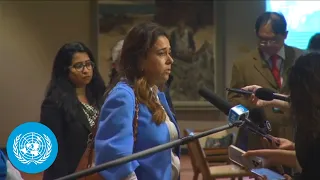 UAE on Israel/Gaza - Security Council Media Stakeout (8 October 2023)