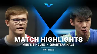 Alexis Lebrun vs Xue Fei | MS | WTT Contender Tunis 2022 (QF)