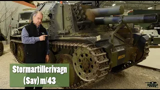 Stormartillerivagn (Sav) m/43 | Arsenalen, Swedish tankmuseum.