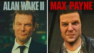 Alan Wake 2 - Max Payne Remake Scenes & Comparisons [4k HDR]