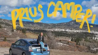 I turned my Prius into a camper.