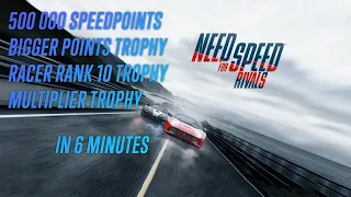 Need for Speed Rivals / 500 000 SP / Больше очков / Рейтинг гонщика 10 / Бонус