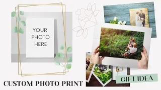 Custom CANVAS Your Own Photo WALL PRINT Interior Decor DIY