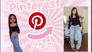 Pinterest Picks my Outfit in Dress to Impress💖✨