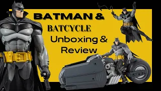 🦇🏍 BATMAN WHITE KNIGHT & BATCYCLE || MCFARLANE TOYS || UNBOXING & REVIEW