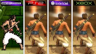 Prince of Persia The Sands of Time (2003) GBA vs PS2 vs GameCube vs XBOX (Graphics Comparison)