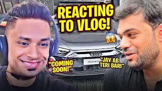 REACTING TO MY FRIEND'S NEW CAR VLOG 😍