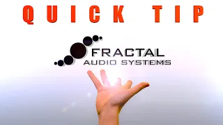 Fractal Audio Quick Tip #1 | Reset AMP Block after  Firmware Update | CYGNUS