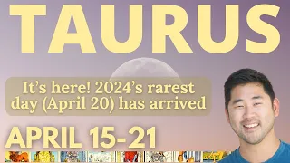Taurus - RARE, ONCE-IN-A-LIFETIME ASPECT IN YOUR SIGN! 🚀 APRIL 15-21 Tarot Horoscope ♉️