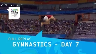 Gymnastics -Men/Women Individual Finals Day 7 | Full Replay | Nanjing 2014 Youth Olympic Games