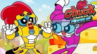 Chuck Chicken Power Up 🐔 Special Edition ⚡ Show full episodes | Collection ❤️ Superhero cartoons