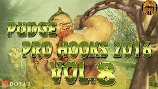 Dota 2 Pudge Pro Hooks 2016 - Weekly Hooks Vol-8