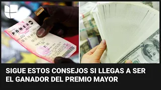 Controlar las emociones y buscar asesoría: lo que debes hacer si ganas el premio mayor del Powerball