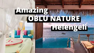 Resort review | OBLU Nature Helengeli | Maldives all inclusive resort | Water villa resort