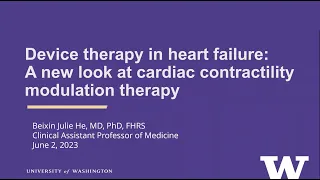 Device therapy in heart failure: a new look at cardiac contractility modulation therapy