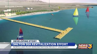 Salton Sea revitalization project demonstration underway