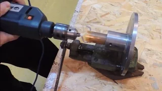 Grinding a hole in metal 🛠 life hack.