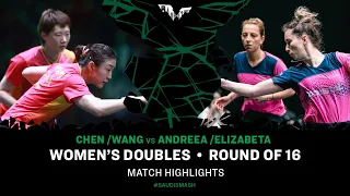 Chen Meng/Wang Manyu vs Andreea Dragoman/Elizabeta Samara | WD R16 | Saudi Smash 2024