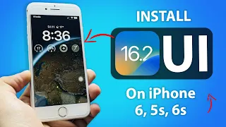 Install iOS 16.2 UI on iPhone 6s, 6, 5s - iOS 16 Update for older iPhones