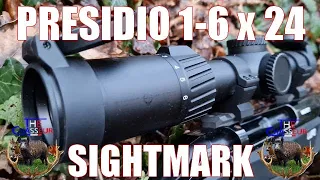 Lunette PRESIDIO 1-6x24 !!! Sightmark Incroyable !