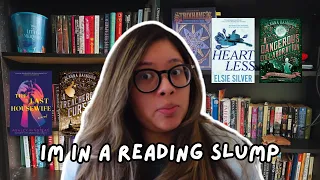 i'm in a reading slump - forcing myself to read