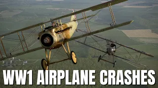 Heavy Flak, Airplane Crashes & Takedowns! V15 | Flying Circus & Rise of Flight Crashes